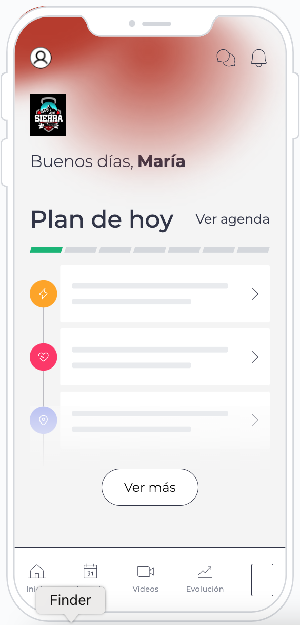 Aplicación de entrenamiento online